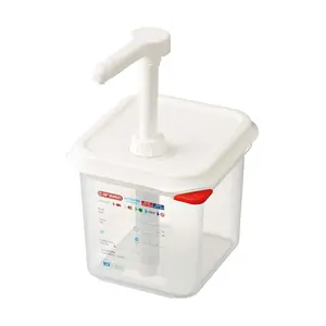Saucendispenser GN 1/6 2,6L transparent PP 