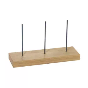 Bonspieß mit Holzfuß 3 Spieße aus flexiblem Kunststoff Contacto