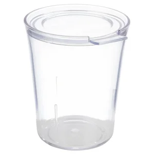 Set 8St. Mehrwegbecher m.Deckel 250ml   Kunststoff recycelbar Assheuer & Pott