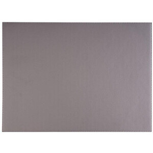 Tischset Kunstleder grau 45 x 32,5 cm Assheuer & Pott