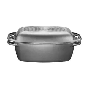 Bräter XXL m. D. 42,8x26,2cm Aluguss ant Gourmet 
