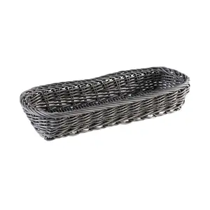 Besteckkorb anthrazit Polypropylen Economic 27 x 10 x 4,5 cm Assheuer & Pott