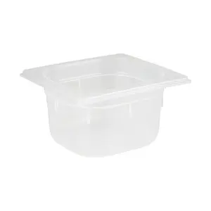 GN 1/6 Behälter 1,5 ltr. 17,6 x 16,2 cm, H: 10,0 cm Polypropylen Assheuer & Pott