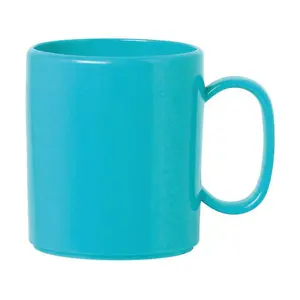 Becher m.Henkel 0,325L Colour hellblau Kunststoff PBT 