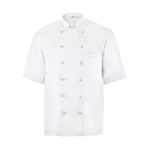 Herren-Kochjacke Gr.M weiss Cuisine Basic Halbarm 100%CO Greiff since 1902