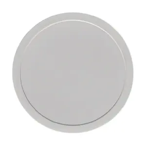 Deckel grau flach Ø109 Kunststoff-Deckel Bauscher
