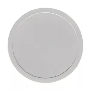 Deckel grau flach Ø109 Kunststoff-Deckel Bauscher
