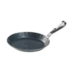 Servierpfanne 24cm mit gebogenem Hakenstiel 