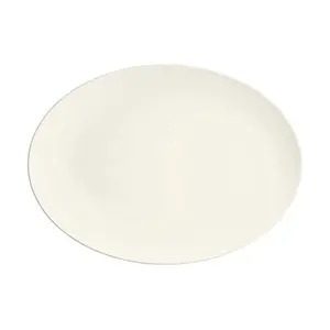 Platte oval coup 37cm Purity coup Weiss Bauscher