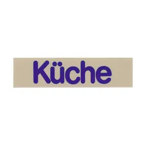 Wortschild KÜCHE Contacto