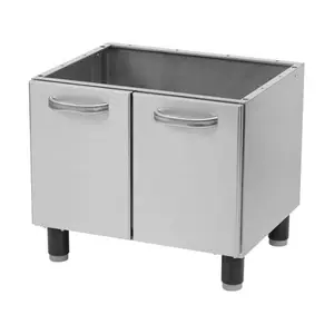 Unterbau mit Tür 660x530x570-630mm Cookmax black