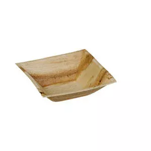 Schale quadratisch  16x16x4,5cm 25er Pack Palmblatt 