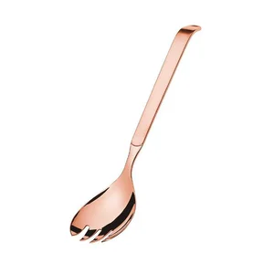 Salatgabel groß 29 cm Buffet PVD kupfer 18/10 Amefa