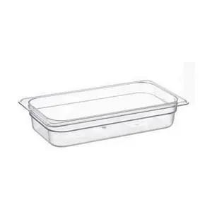 Behälter KU GN 1/3-65 17,6 x 32,5 x 6,5 cm Polycarbonat Cookmax black