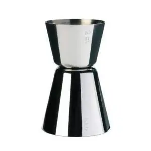 Cocktail - Doppelmaß 2/4cl Edelstahl poliert 