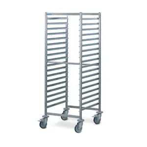 Regalwagen 36 x GN 1/1 Quereinschub Cookmax silver