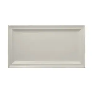 Teller recht. 38x21cm Fusion Neofusion weiss RAK