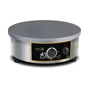 Elektro-Crepiere rund 1 Backfläche ø 400 mm / 400 x 400 x 150 mm Cookmax orange