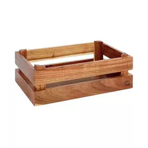 Holzbox GN 1/4 Akazie Natur 29x18,5cm H.10,5cm Assheuer & Pott