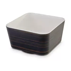 Schale 13 x 13 cm Cream / Eiche APS Plus Melamin Assheuer & Pott