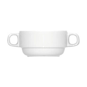 Suppenobere 0,25ltr. Stapelb. 1140/0.26 Porzellan weiss Bauscher