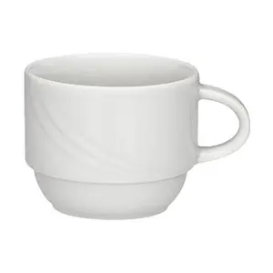 Mocca-Obere 0,09 ltr. Donna Form 1298 weiss Bauscher