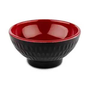Schale Ø7,5cm H.3,5cm schwarz/rot Asia Plus Assheuer & Pott