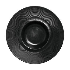 Gourmetteller 26cm tief Fusion Edge schwarz karbon RAK