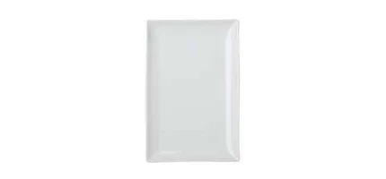 Teller rechteckig, 30,5x20 cm Porzellan weiss