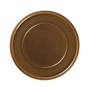 Teller Ø28cm m. Rand Rakstone Ease rust RAK