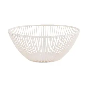 Korb SVART Ø 20 cm, H: 8 cm whisper white Assheuer & Pott
