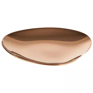 Teller, 4er Set PEBBLES 9 x 9 cm, H: 1 cm Kupfer-Look Assheuer & Pott