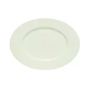 Platte oval Fahne 24 cm Purity weiss Bauscher