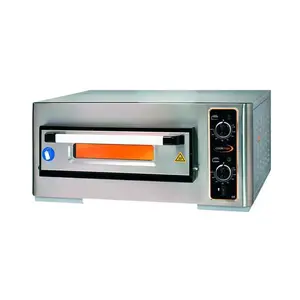 Pizzaofen 1 Backkammer., 4 Pizzen Ø 25 cm  80,0 x 77,0 x 36,0 400 V / 4,0 kW Cookmax orange