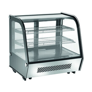 Tischkühlvitrine, Umluft, 120 l 696 x 568 x 686 230 V / 0,16 kW Cookmax orange