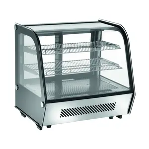 Tischkühlvitrine, Umluft, 120 l 696 x 568 x 686 230 V / 0,16 kW Cookmax orange