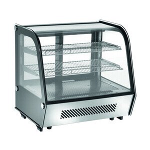 Tischkühlvitrine, Umluft, 120 l 696 x 568 x 686 230 V / 0,16 kW Cookmax orange