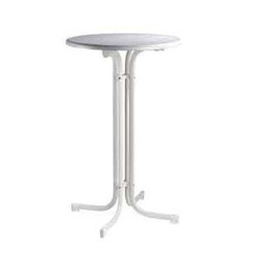 Stehtisch"Roma" Ø 70cm Farbe weiss Tischplatte aus MDF 