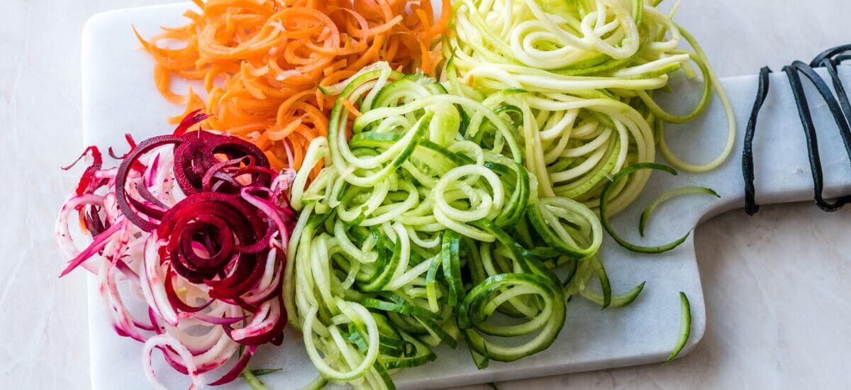 Gemüsespiralen