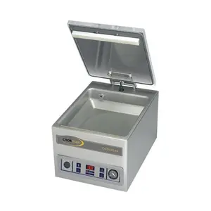 Vakuum-Verpackungsmaschine 8 m3/h  34 x 45 x 37 230 V / 0,35 kW / 50/60 Hz Cookmax black