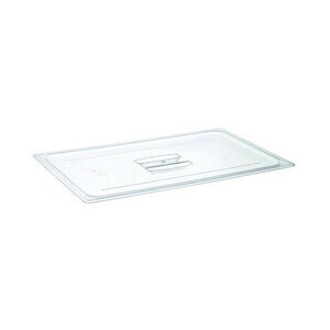 Deckel GN 2/4 Polycarbonat ohne Griff Cookmax black