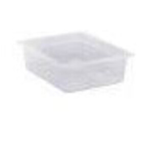 Frischhaltebox GN 1/2-100 mm PP transparent 32,5x26,5x10cm Cookmax black