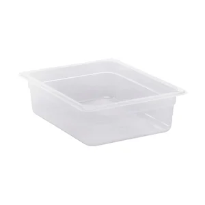 Frischhaltebox GN 1/2-100 mm PP transparent 32,5x26,5x10cm Cookmax black
