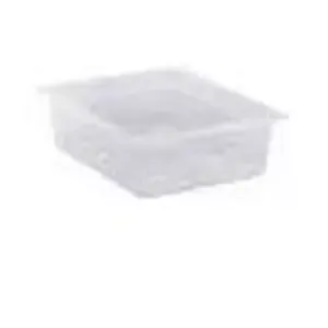 Frischhaltebox GN 1/2-100 mm PP transparent 32,5x26,5x10cm Cookmax black