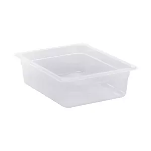 Frischhaltebox GN 1/2-100 mm PP transparent 32,5x26,5x10cm Cookmax black