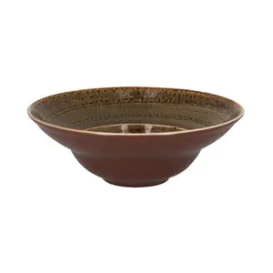 Teller extra tief rund 23 cm Fusion Twirl alga RAK