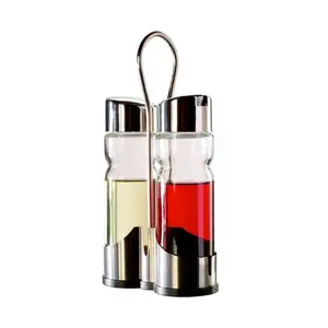 Menagen-Set Essig und Öl 3-tlg. Edelstahl Cent