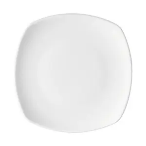 Teller flach 15cm coup viereckig Options weiss Bauscher