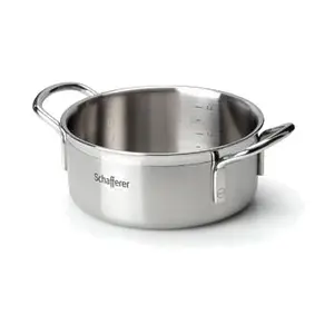 Bratentopf 20cm 2,8L Profi - Schafferer Edelstahl Schafferer