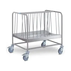 Tellertransportwagen 2-fach hohe Variante Cookmax silver